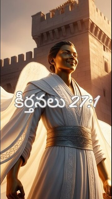 కీర్తనలు 27:1 - యెహోవా నాకు వెలుగును రక్షణయునైయున్నాడు, నేను ఎవరికి భయపడుదును? యెహోవా...