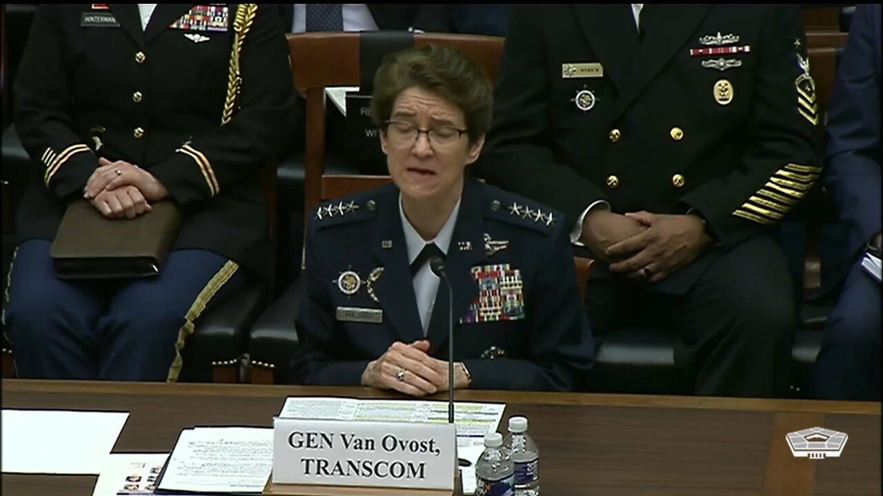 TRANSCOM Commander Speaks to House Subcommittee on Posture Part 1