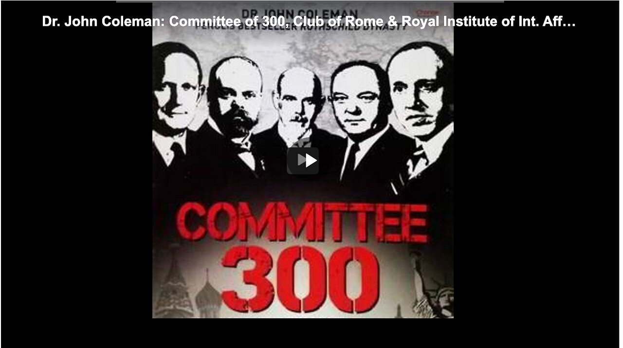 Club of Rome responsible for SATANIC depopulation and transhumanist agendas