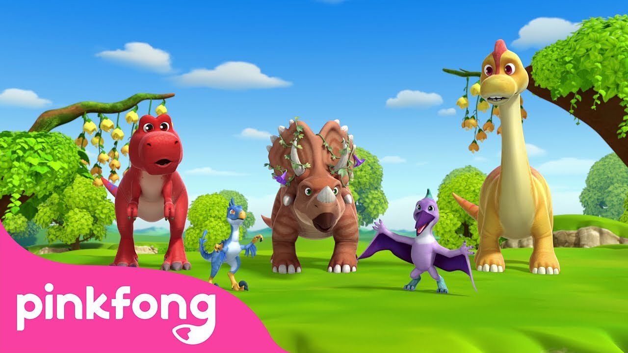 ---- Welcome to Dino School_ _ Dinosaur Cartoon _ Compilation _ Pinkfong Dinosaurs for Kids(720P_HD)