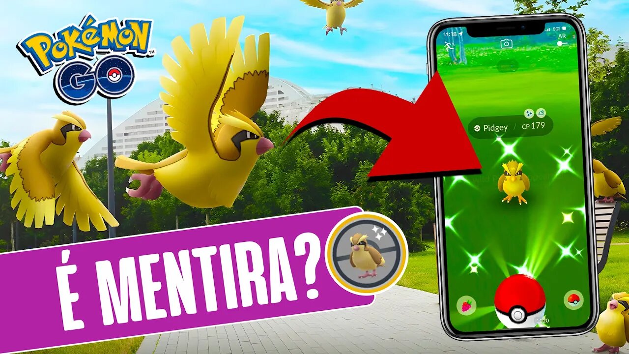 É TUDO MENTIRA??? Evento de 1° de Abril com invasão de Pidgey no Pokémon GO! SAIBA TUDO!