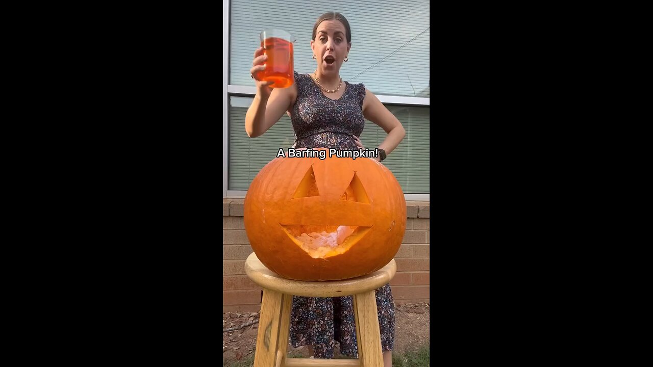 Spooky Science Part 5: Barfing Pumpkin!