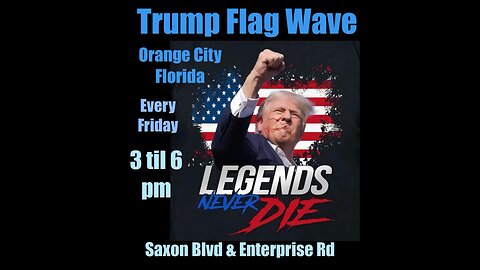 Come wave a Trump flag for the man that took a bullet for you