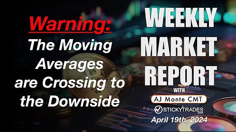WARNING: The Moving Averages are beginning to Cross to the Downside - AJ Monte CMT