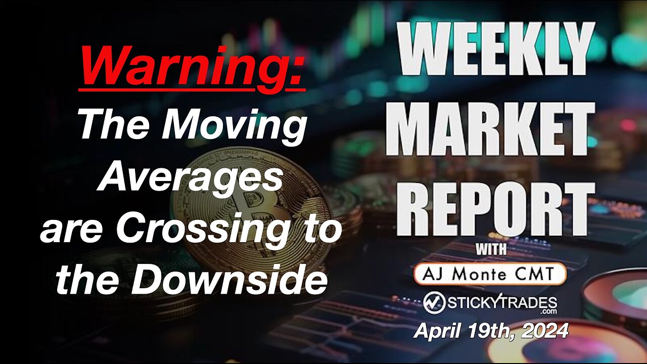 WARNING: The Moving Averages are beginning to Cross to the Downside - AJ Monte CMT