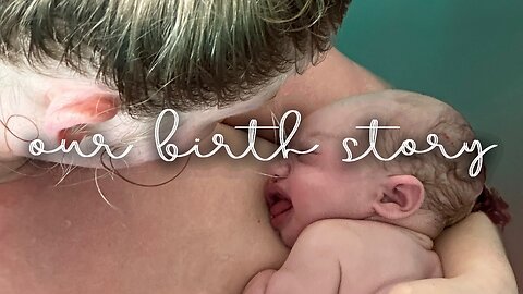 SOVEREIGN BIRTH STORY: Positive Unassisted Water Home Birth Testimony (Natural + Unmedicated)