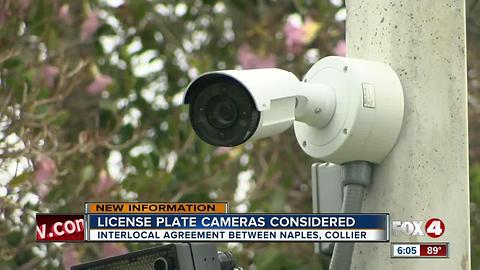 Naples working to get citywide license plate reading cameras