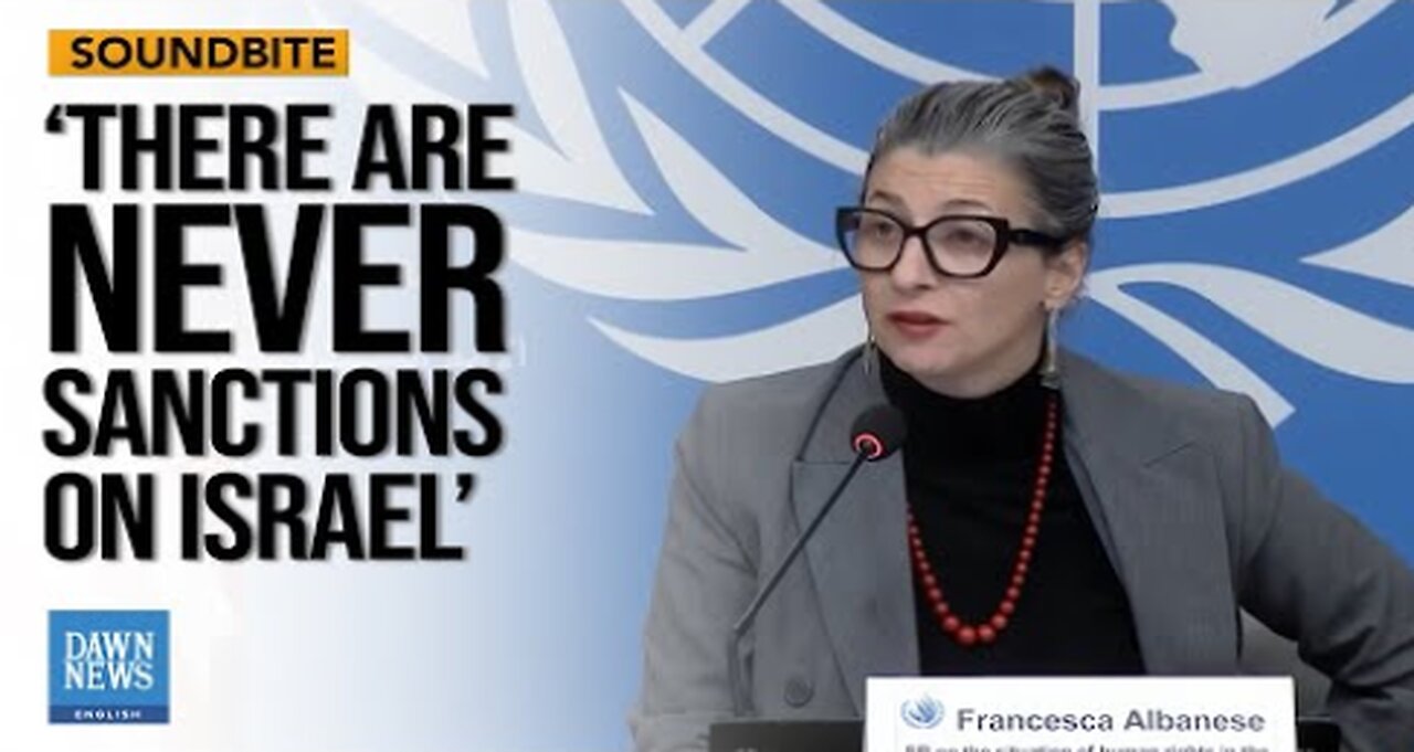 Francesca Albanese Criticises Israel On Brutality, Impunity Over Palestine At UN