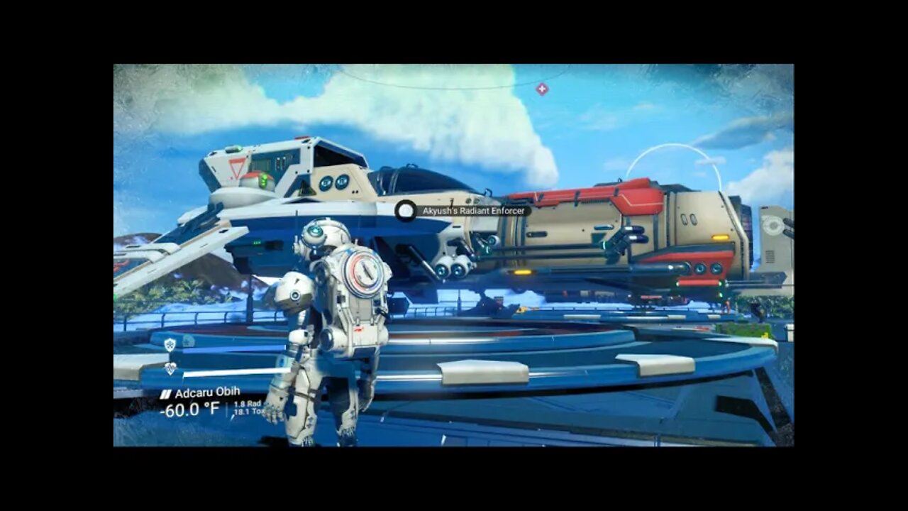 No Man's Sky - Akyush's Radiant Enforcer S Class Ship Location