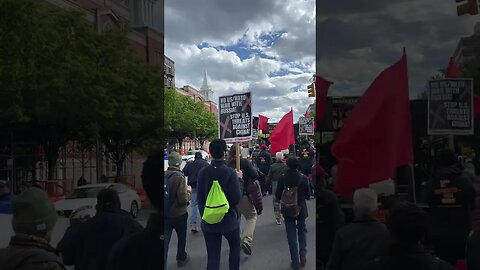 MayDay in Harlem, Anti War Sign