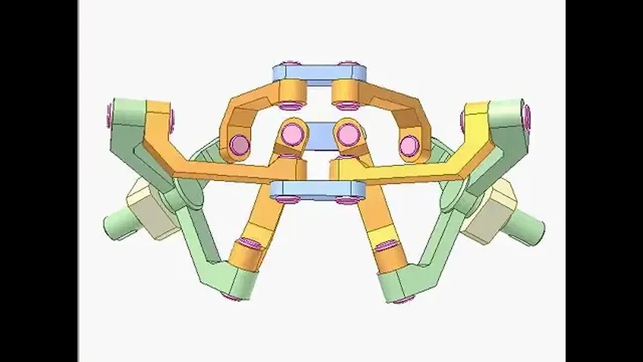 2442 Spherical 4R mechanism 2d