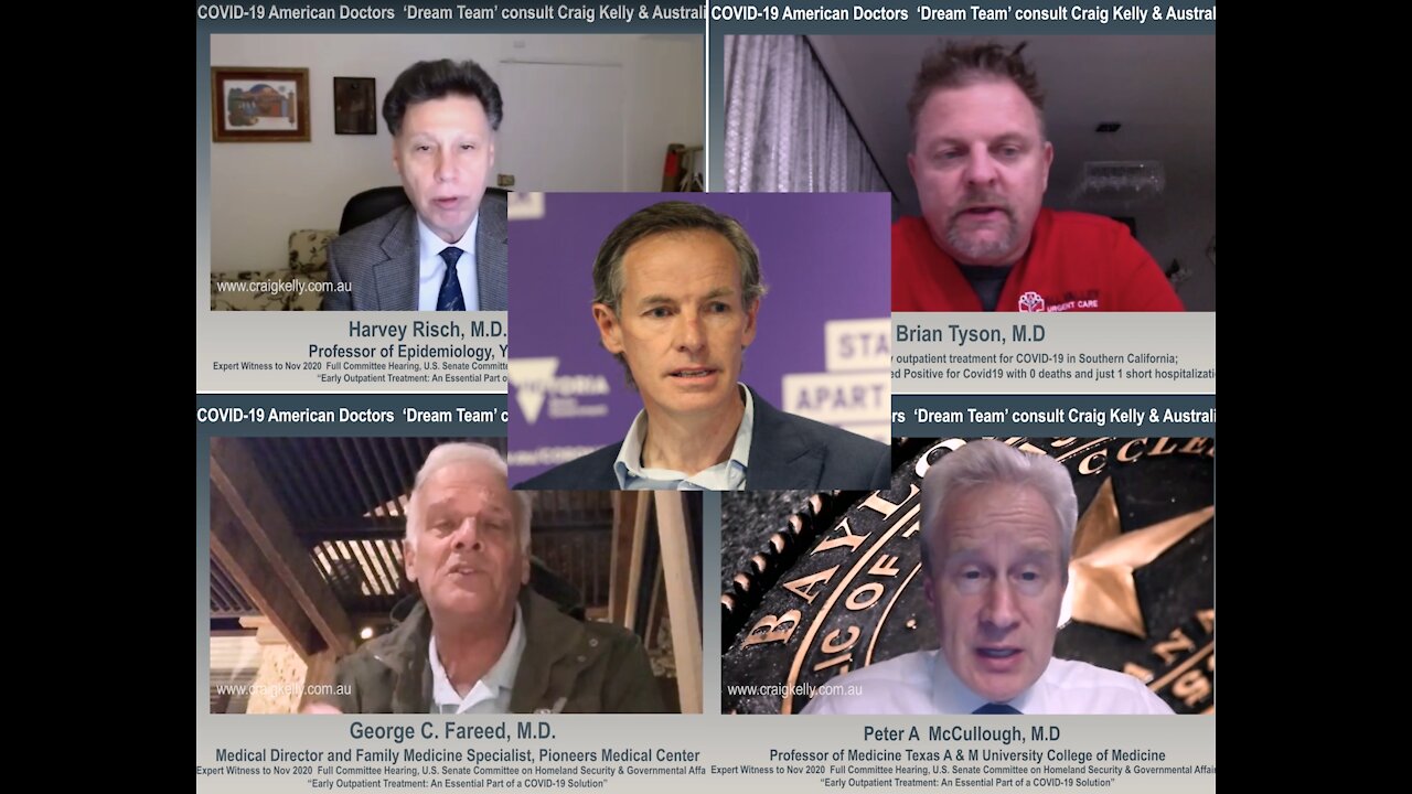 Australia Reconvenes the US Senate Dream Team on Early Treatments - Full Webinar