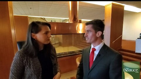 Entrevue post-débat Adam Veilleux