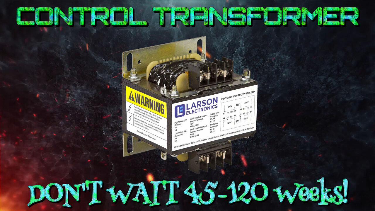 Control Transformers to Protect Your Machines and Electronic Equipment