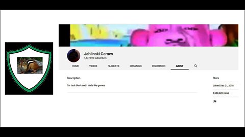 Jablinski Games aka Jack Black gets 1 million subs in 1 week