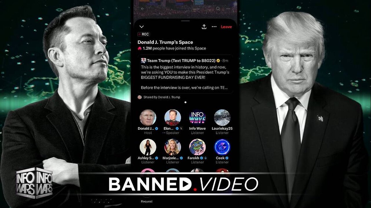 Trump / Elon The Chat Of The Decade: Full Live Infowars Coverage and Analysis With Alex Jones and Crew