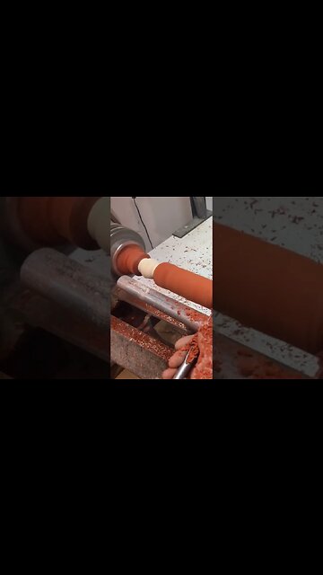 Wood pop out the lathe at 1800rpm #shorts #shortvideo #trending #woodworking #catch