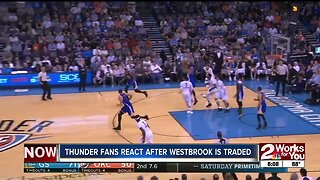 Thunder fans react to Westbrook being traded