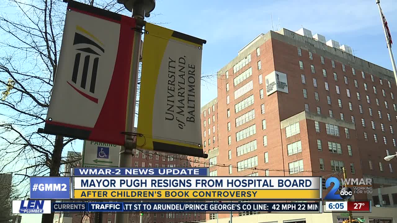 Pugh resigns as Board member of University of Maryland Medical System following book sale