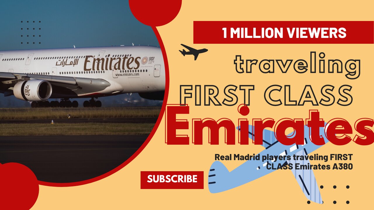 Real Madrid players traveling FIRST CLASS Emirates A380
