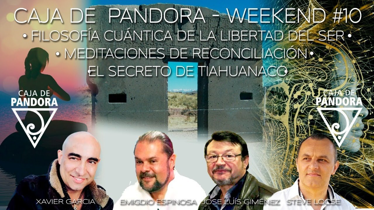 #CAJADEPANDORAWEEKEND 10 CON EMIGDIO ESPINOSA STEVE LOCSE JOSE LUIS GIMENEZ Y XAVIER GARCIA