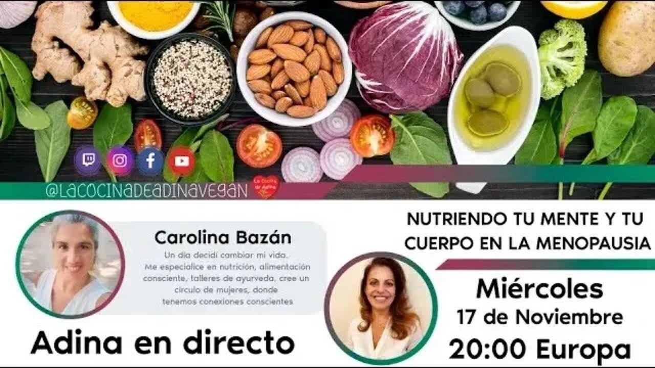 Carolina Bazán: Nutriendo tu mente y tu cuerpo en la menopausia | Mujeres en Menopausia
