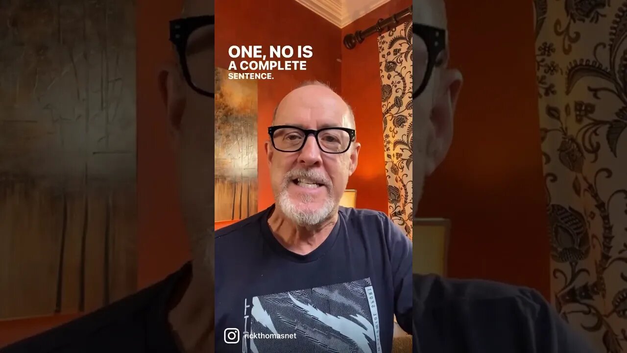 “NO!” is a complete sentence. If you don’t practice this, you’ll become frustrated and tired.