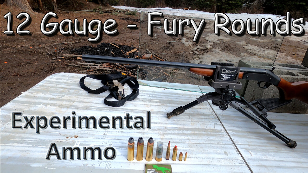 Experimental AMMO - 12 Gauge - T Rex Fury Rounds