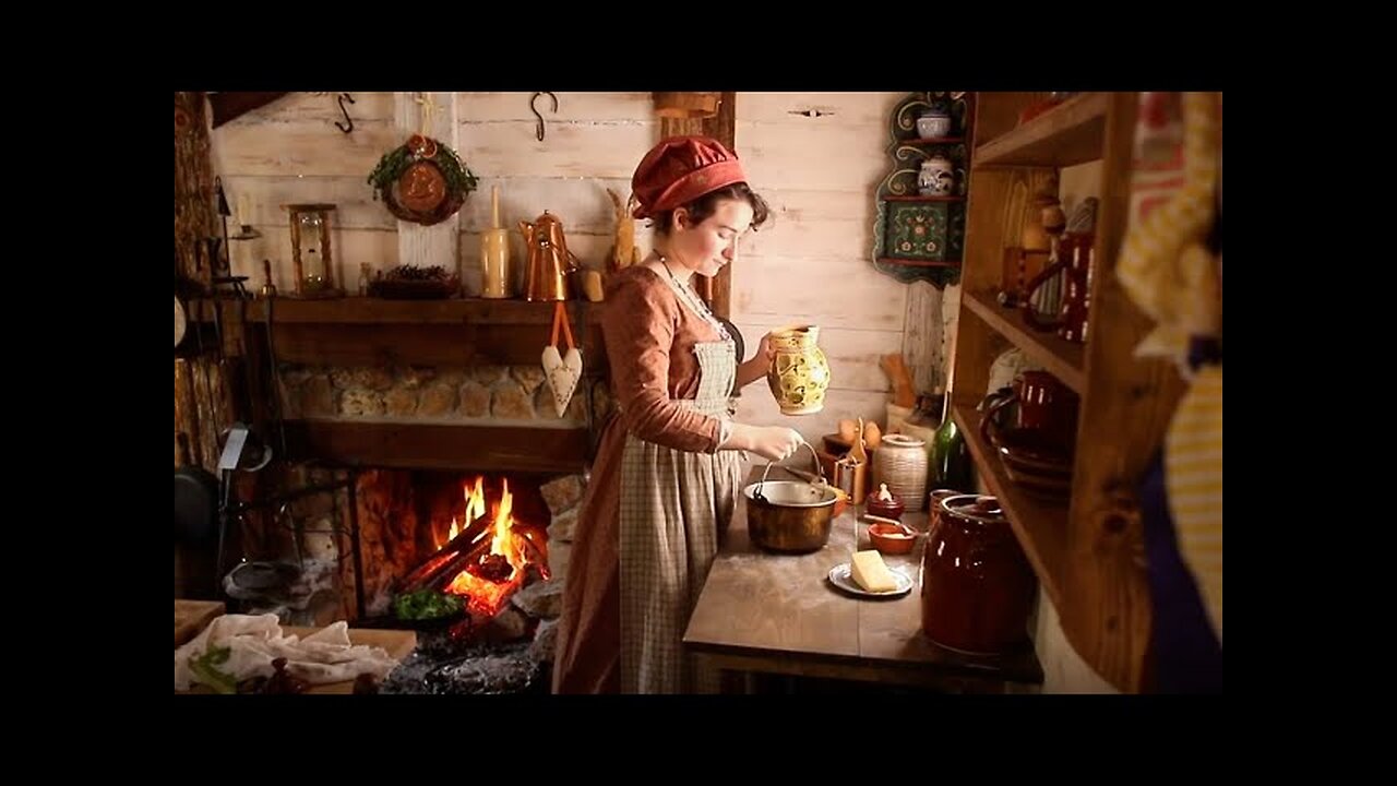 Dinner 200 years ago |1807 Mac n' Cheese| Historical ASMR Cooking