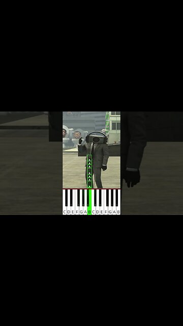 skibidi toilet 25 - Octave Piano Tutorial