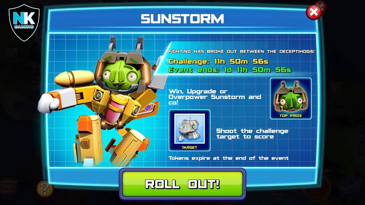 Angry Birds Transformers - Sunstorm Event - Day 5 - Mission 4