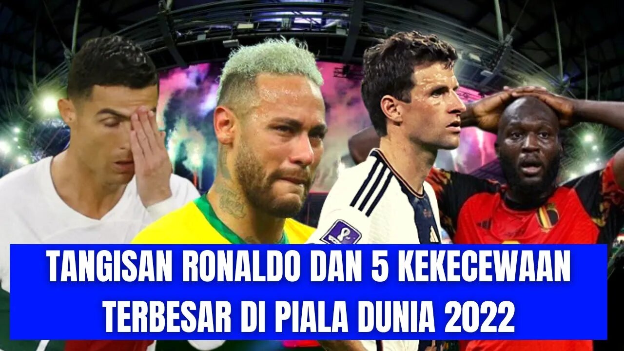 Berita Bola Hari ini Tangisan Cristiano Ronaldo Dan 5 Kekecewaan Terbesar Di Piala Dunia 2022