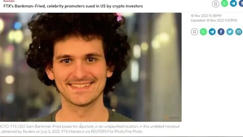 FTX promoters sued over poncy scheme style crypto