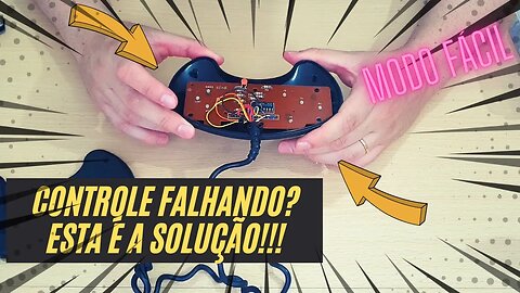 Método mais FÁCIL de CONSERTAR o CONTROLE DO MEGA DRIVE !😎🕹🎮