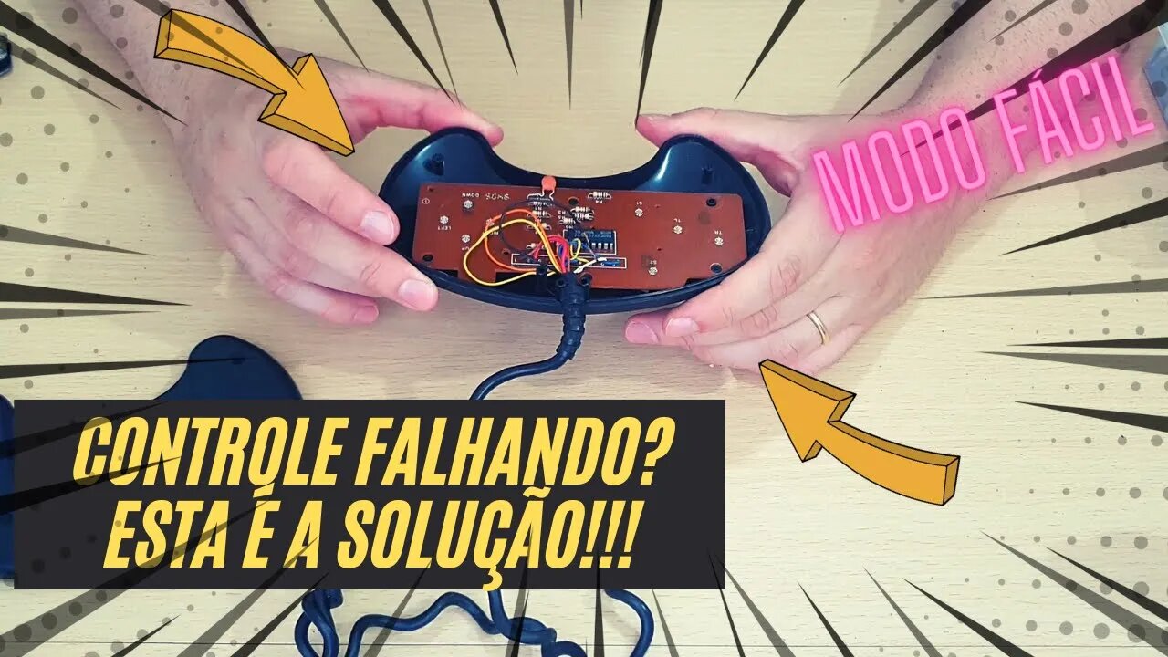 Método mais FÁCIL de CONSERTAR o CONTROLE DO MEGA DRIVE !😎🕹🎮