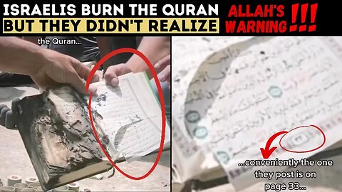 Israelis Burn The Quran But They Didn't Realize THIS!