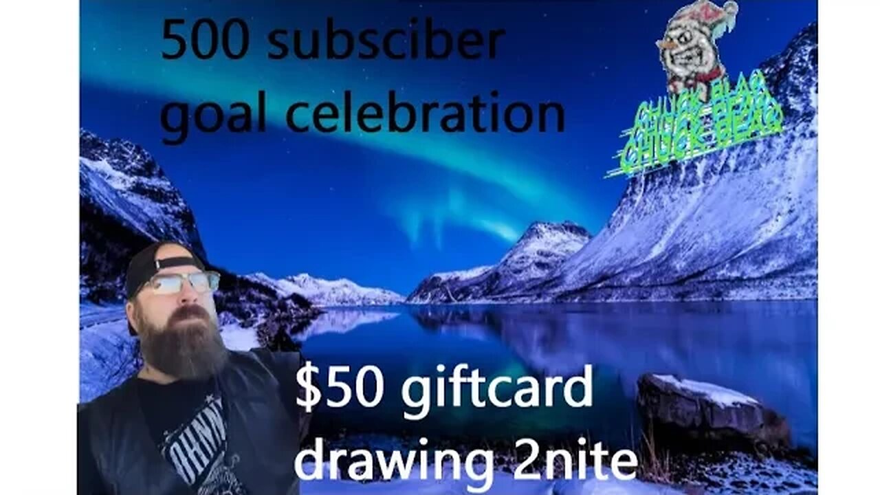 500 Subscriber Goal Livestream / and $50 GiftCard drawing