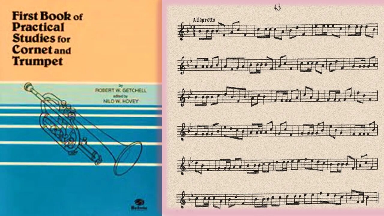 First Book of Practical Studies for Cornet and Trumpet by Robert Getchell - 43