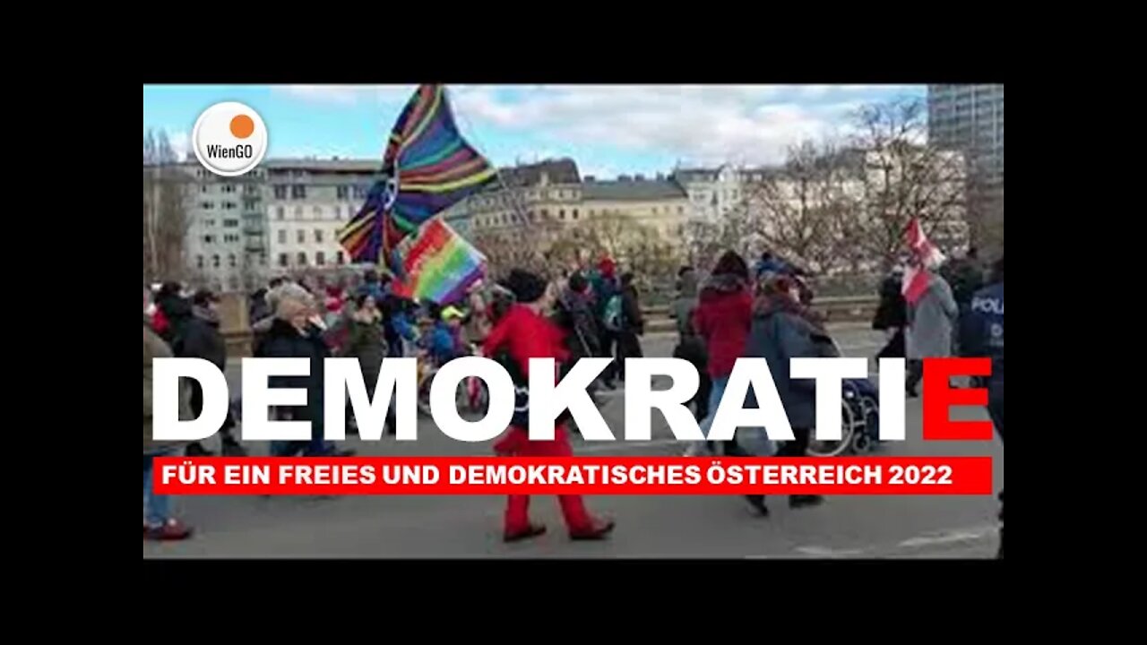 WienGO PEOPLE POWER WIEN DEMO 5.2.22 (5) +++GOOD BYE DIKTATUR +++ HELLO DEMOKRATIE +++