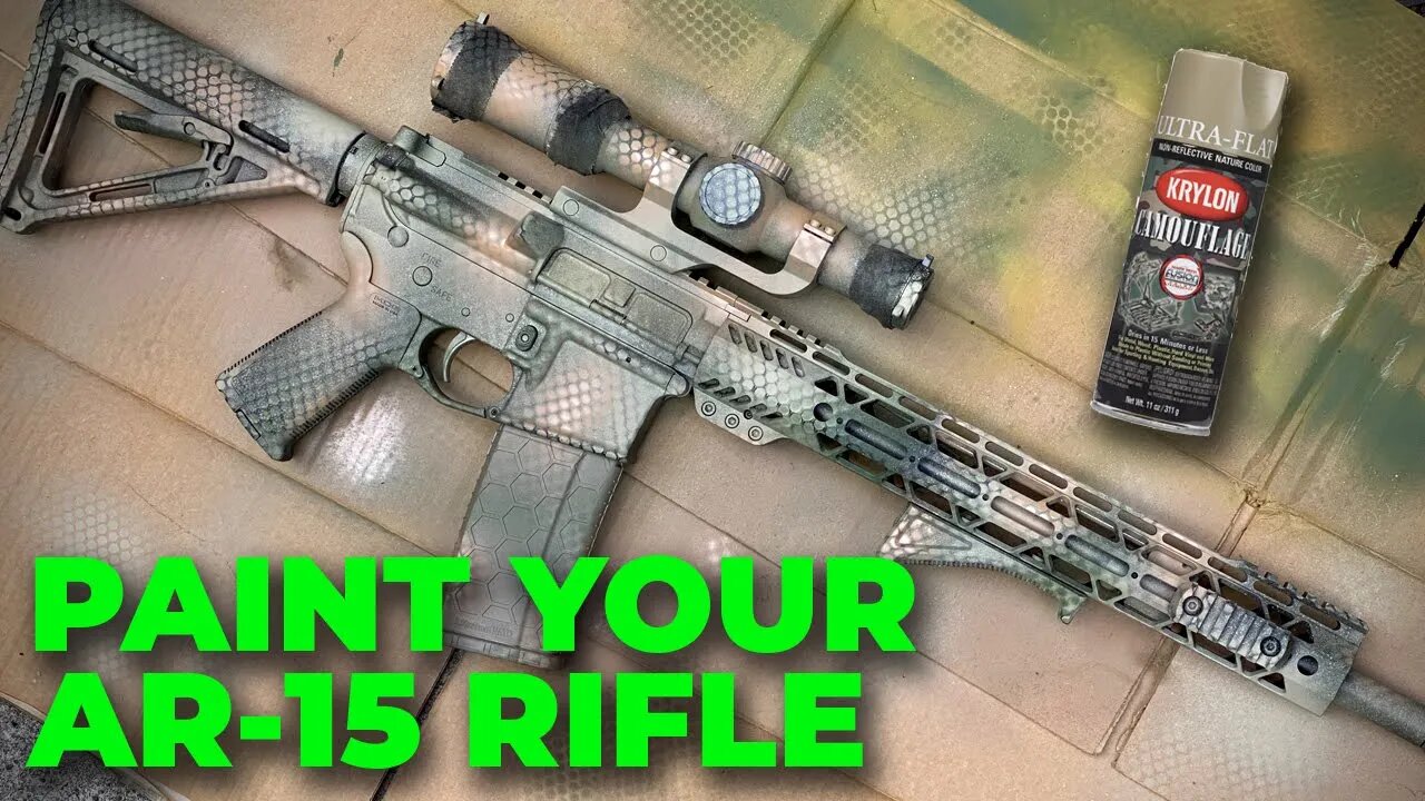 How to Paint Your RECCE Rifle | Minuteman AR-15 for SHTF