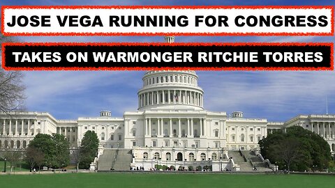 JOSE VEGA RUNNING FOR CONGRESS - TALKING UKRAINE AND GAZA