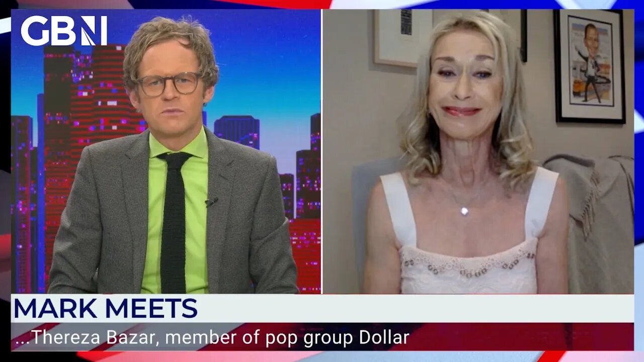 Mark Meets Thereza Bazar of the pop group Dollar