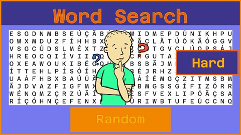 Word Search - Challenge 08/11/2022 - Hard - Random