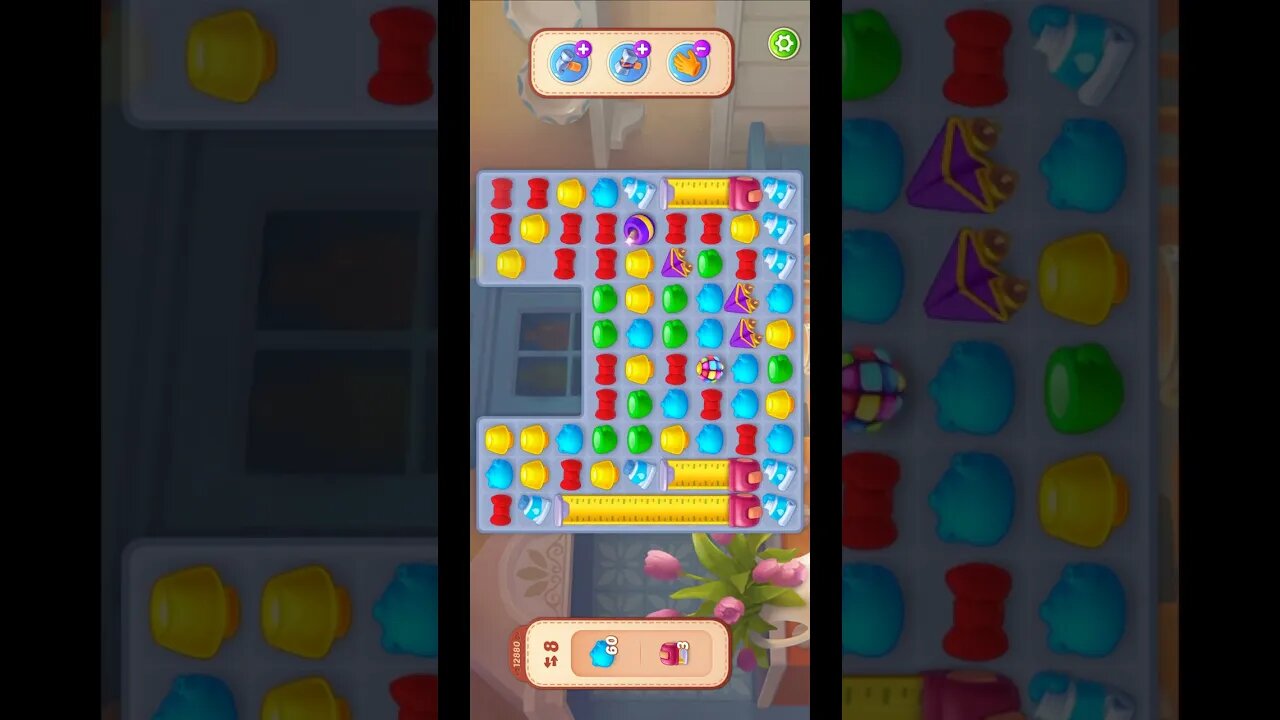 Shorts Playrix Homescapes Gameplay Walkthrough Level 12880-040