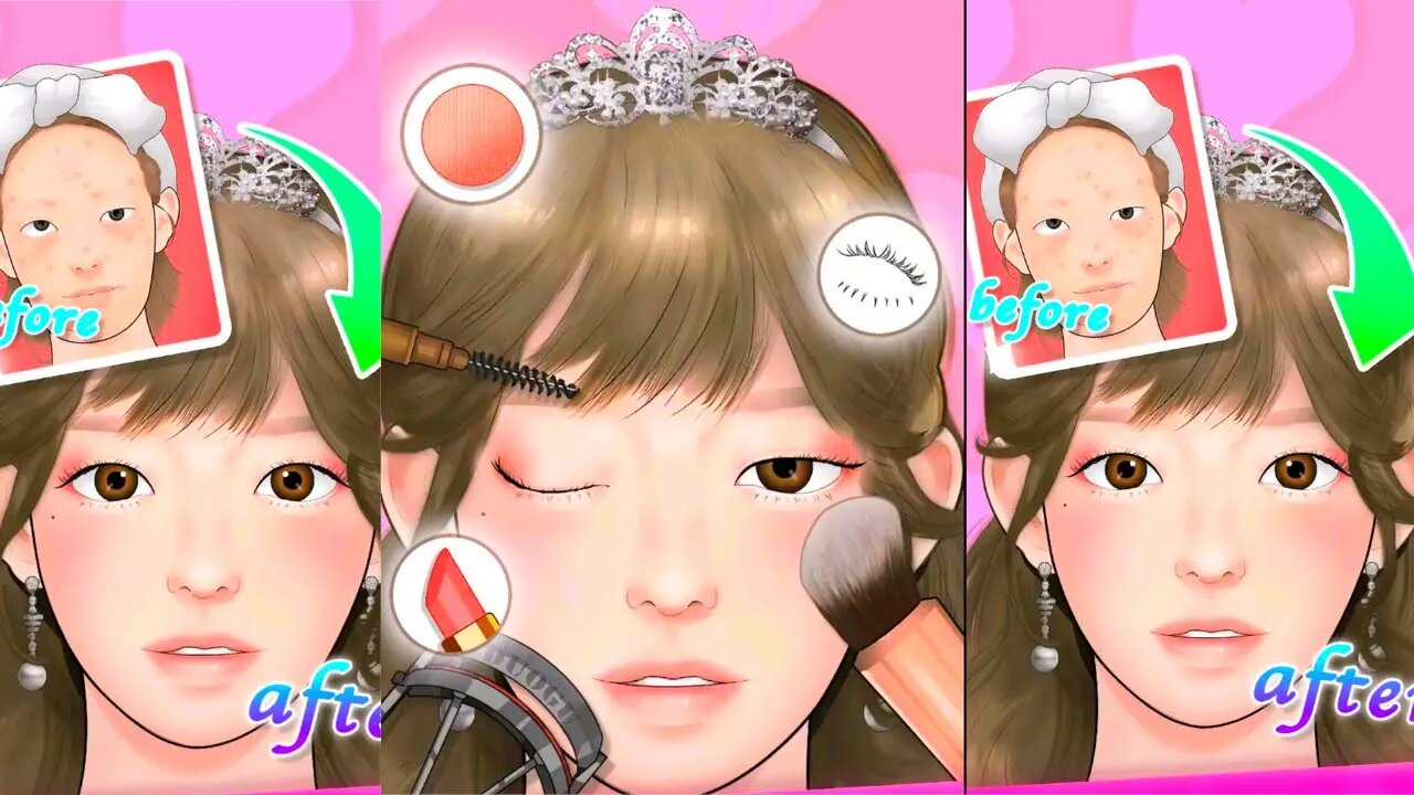 Salon master makeup game|makeup master gameplay walkthrough|Android gameplay|girls game