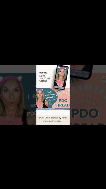 How I do my own PDO Threads at Home! #skincare #shorts #pdothreads