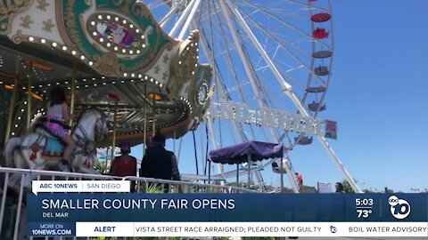 Smaller San Diego County Fair opens in Del Mar
