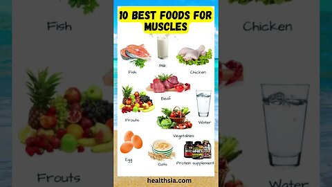 10 Best Foods For Muscle Growth