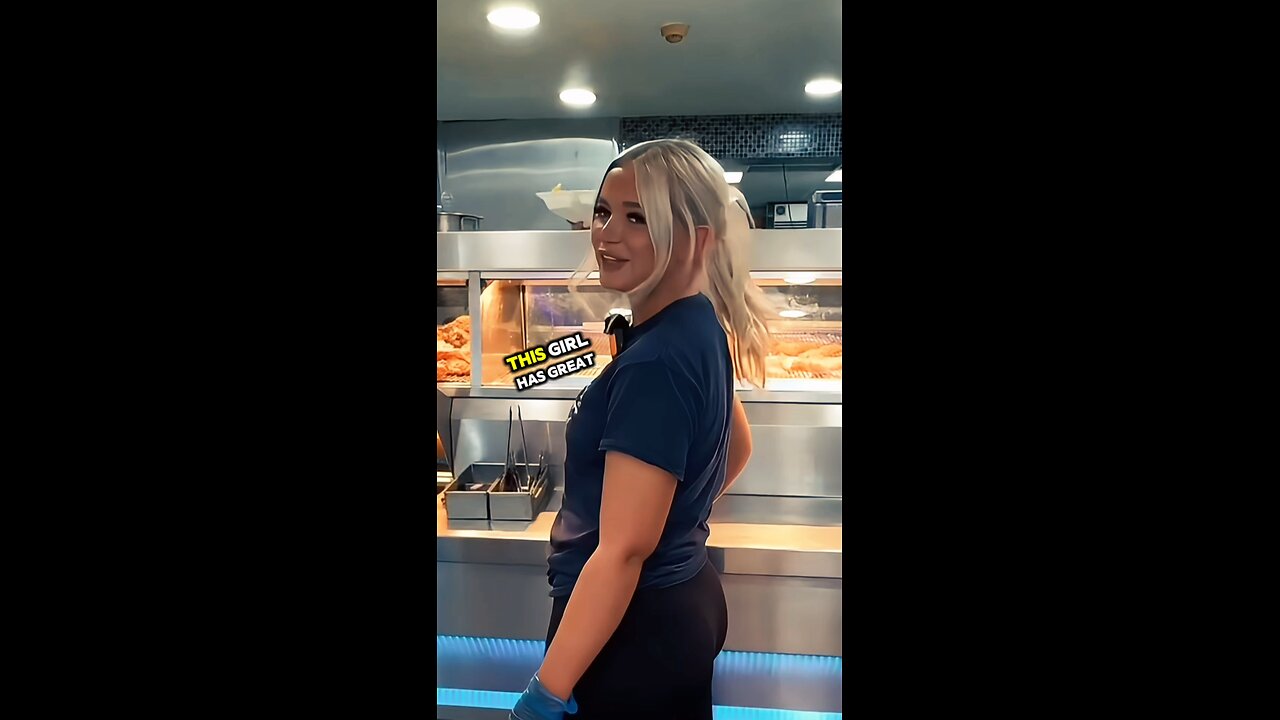 she has the best customer service skills..😳