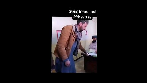 Driving license test Afghanistan 😂😂